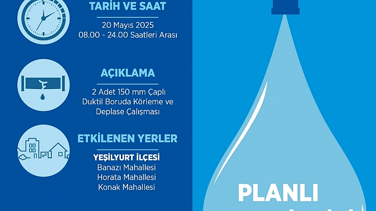 MASKİ Uyardı| Malatya'da bazı mahallelere 18 saat su verilmeyecek...