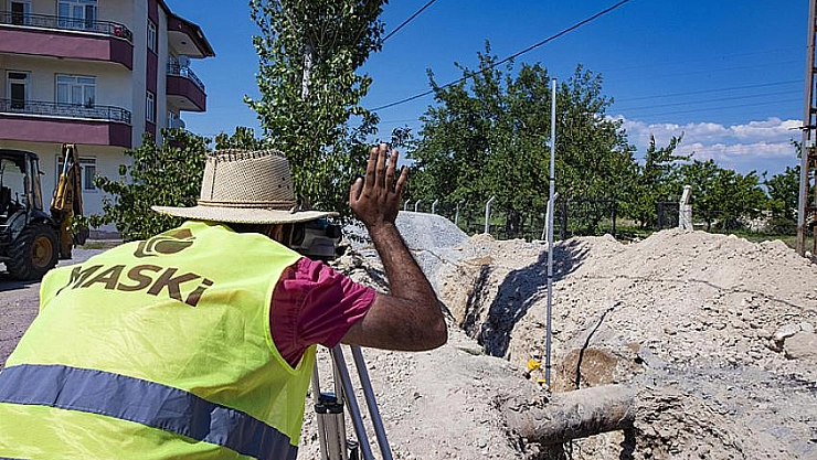 4 kilometrelik kanalizasyon hattı