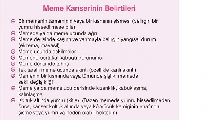 Erken teşhis hayat kurtarır