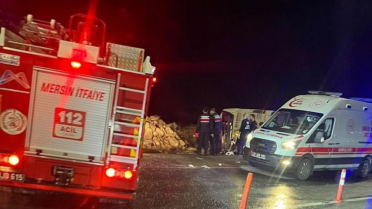Mersin'de feci kaza
