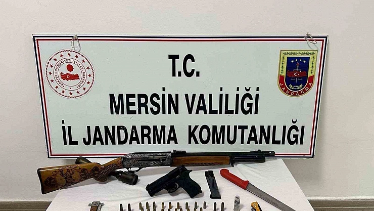 Mersin'de silah kaçakçılarına operasyon!