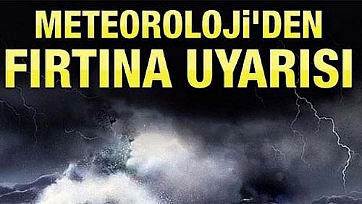 Fırtına uyarısı