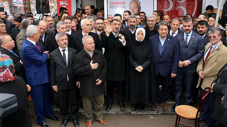 MHP seçim bürosu açtı