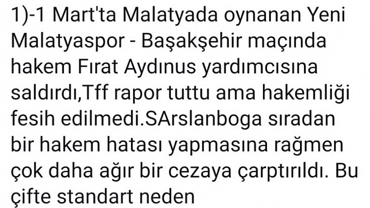 Fendoğlu'ndan destek