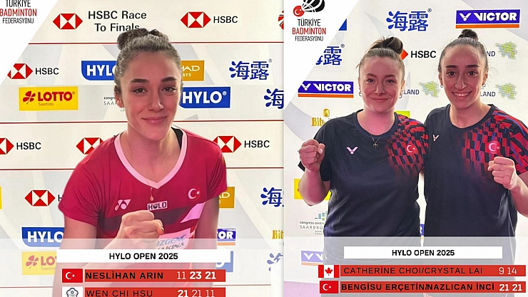 Milli badmintoncular çeyrek finale yükseldi