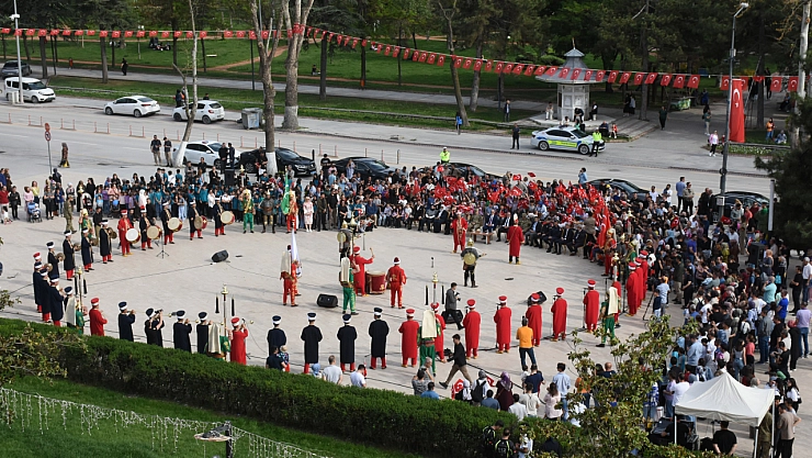 Milli Savunma Bakanlığı Mehteran Birliği, Malatya'da konser verdi