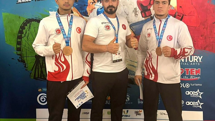 Milli sporcular Avrupa üçüncüsü oldu