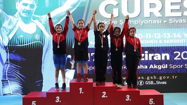 Minikler Türkiye Güreş Şampiyonası sona erdi