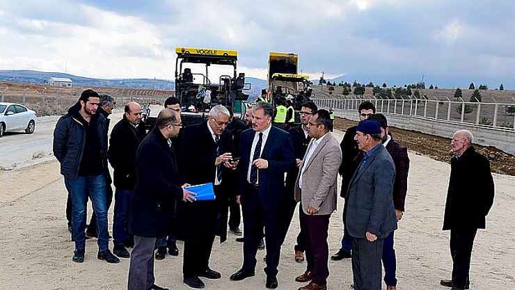 Çalışmaları yerinde inceledi 