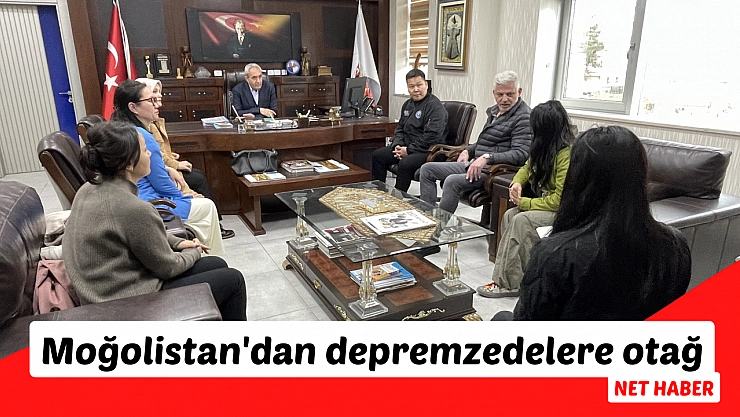 Moğolistan'dan depremzedelere otağ