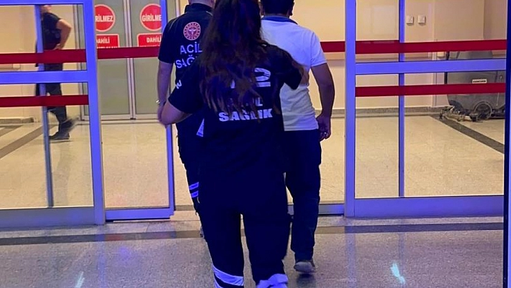 Motosiklet devrildi: 1 yaralı