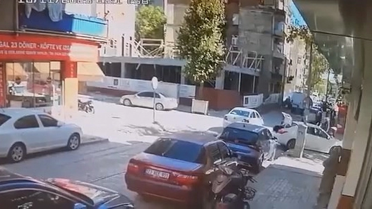 Motosiklet, otomobile çaptı