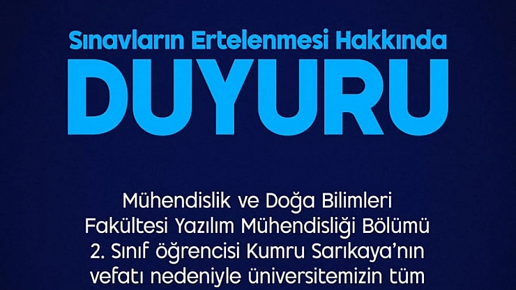 MTÜ'de sınavlar ertelendi!