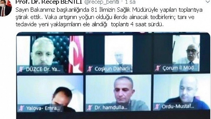 Bentli uyardı