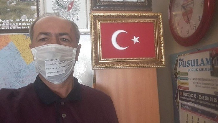 Muhtardan ilginç Covid-19 ilanı