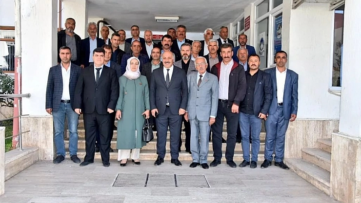 Muhtarlardan Zelyurt'a ziyaret