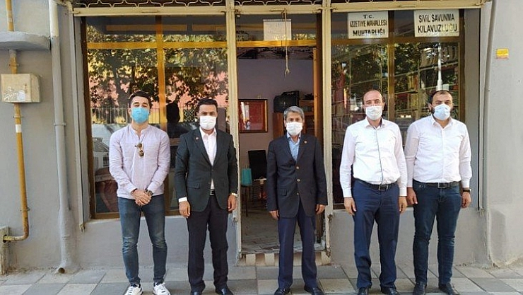 Muhtarları ziyaret etti