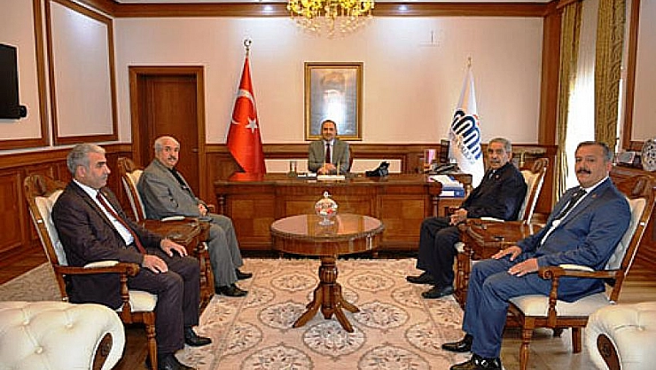 Muhtarları ağırladı