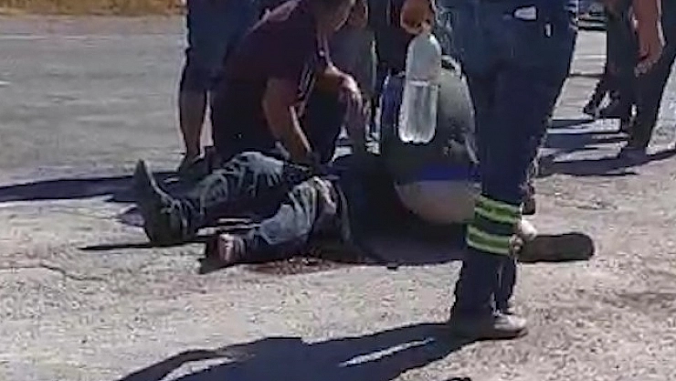 Niğde'de motosiklet ve otomobil çarpıştı, 1 kişi ağır yaralandı
