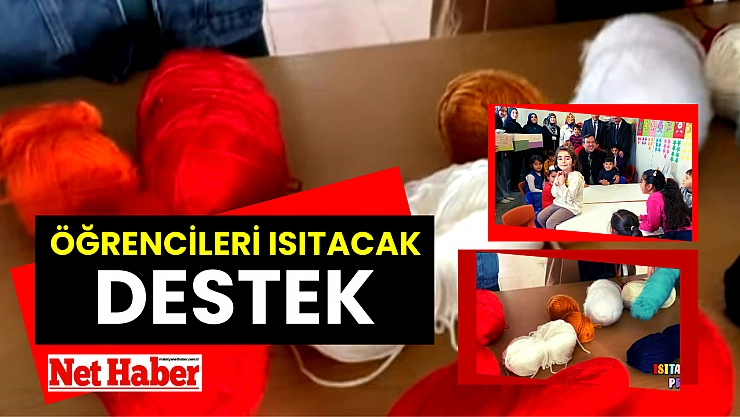 Öğrencileri ısıtacak destek