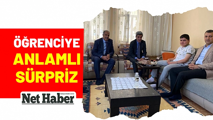 Öğrenciye anlamlı sürpriz