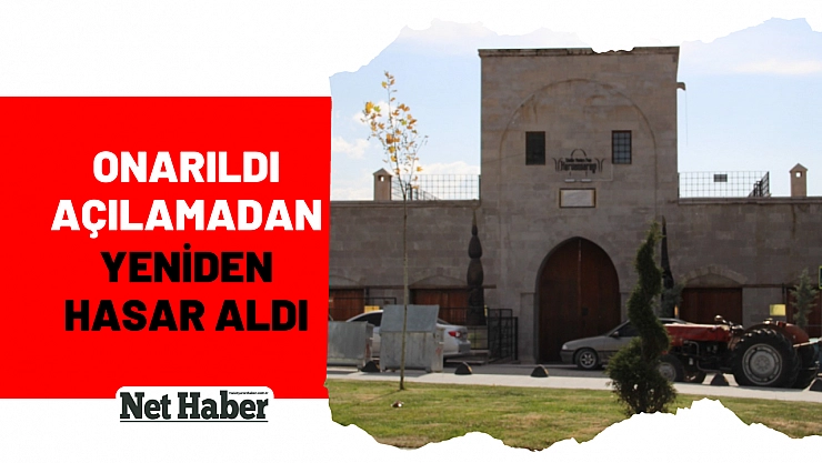 Onarıldı açılamadan yeniden hasar aldı