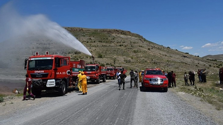 Orman yangınlarıyla mücadele eğitimi