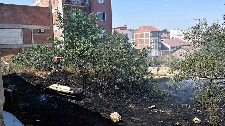 Ot yangını kısa sürede kontrol altına alındı