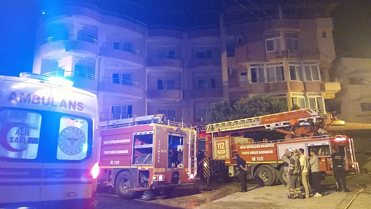 Otelde çıkan yangın büyümeden söndürüldü