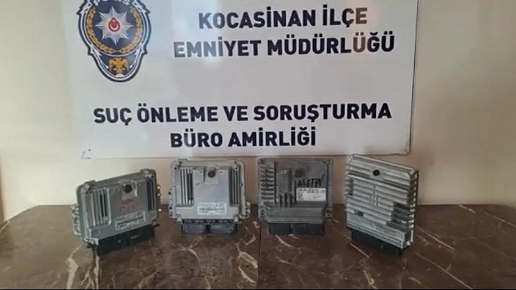 Oto malzemesi çalan hırsız tutuklandı