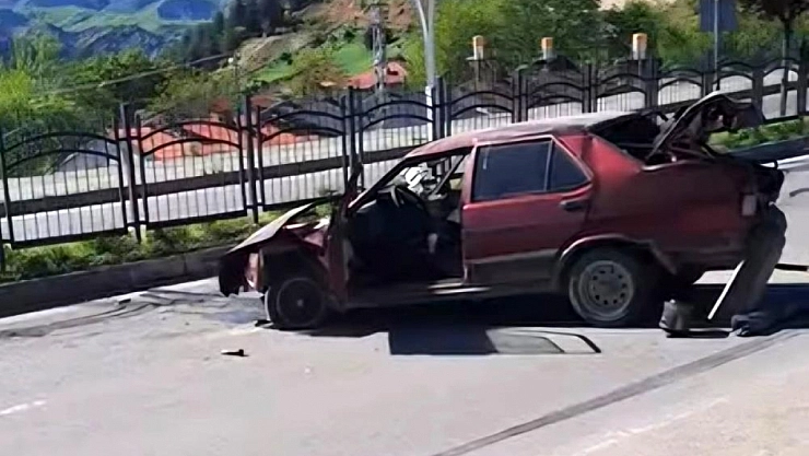 Otomobil takla attı: 1 yaralı