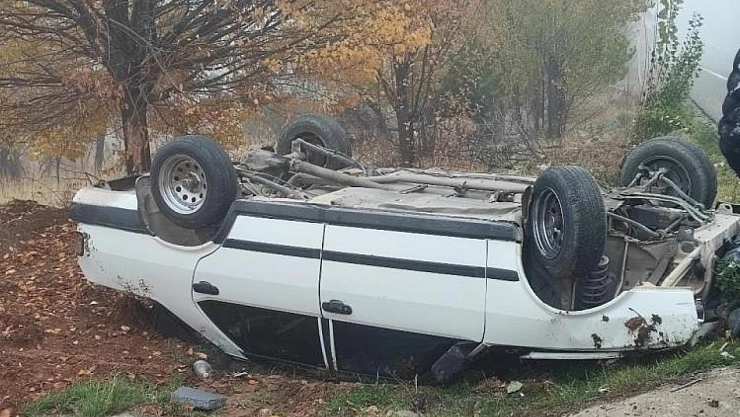 Otomobil takla attı: 1 yaralı