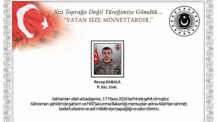 Pençe-Kaplan Operasyonu'ndan Acı Haber!