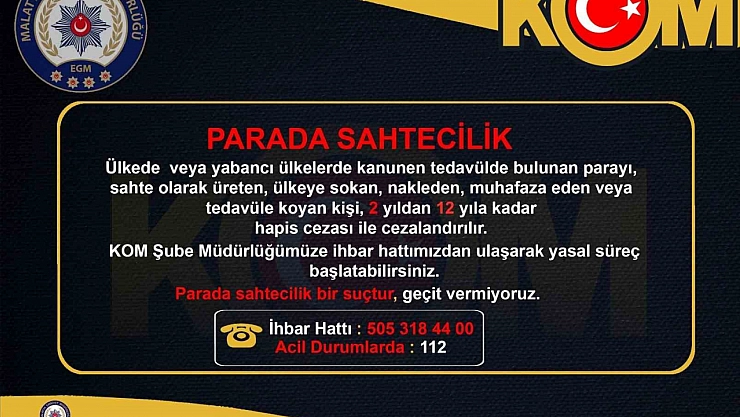 Polisten 'Afişli' uyarı