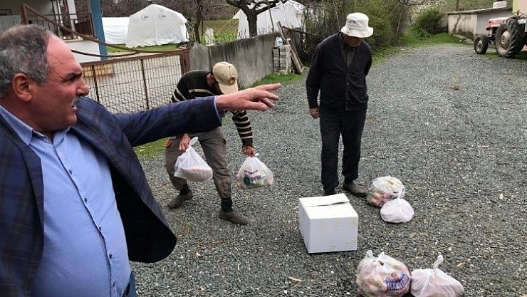 Pütürge'de gıda yardımı yapıldı