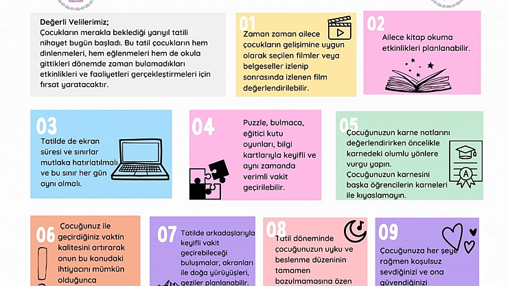 RAM'dan yarıyıl tatili önerileri