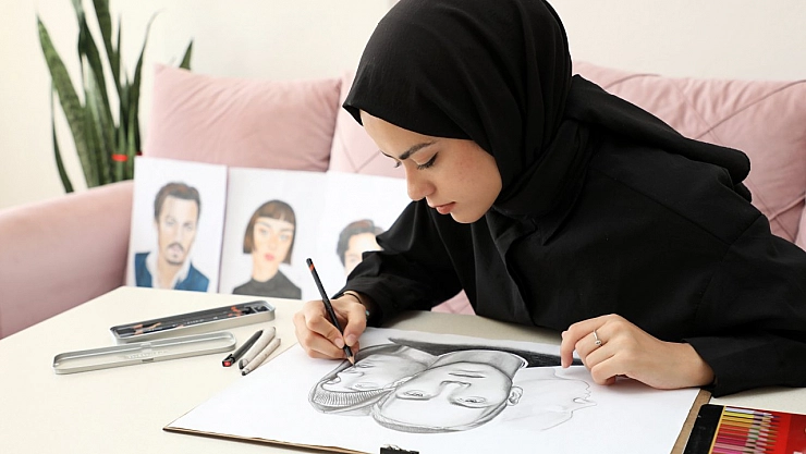 Resim merakı gelir kapısı oldu