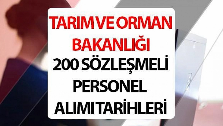 Resmi Gazete'de yayımlandı!! 200 sözleşmeli personel alınacak