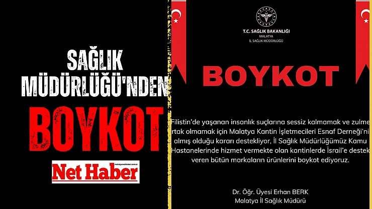Sağlık Müdürlüğü'nden boykot