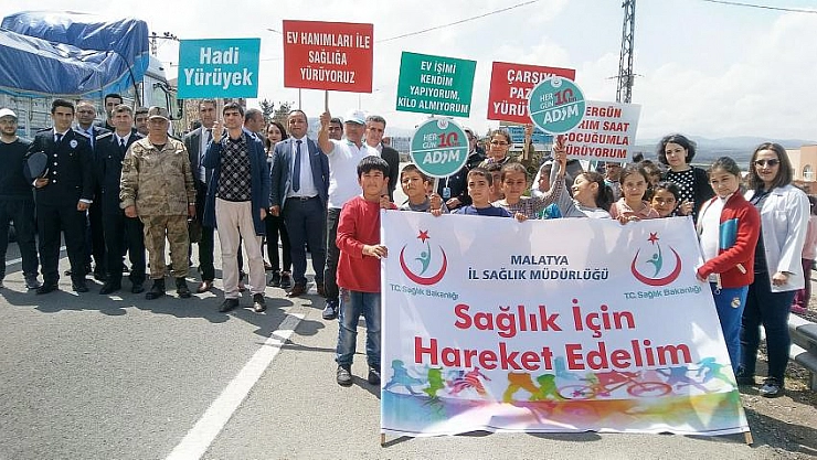 Sağlıklı yaşam yürüyüşü 