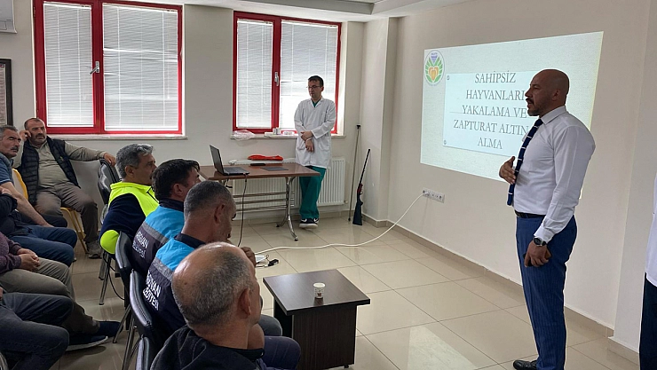 Sahipsiz hayvanlara doğru müdahale için belediyelere eğitim verildi