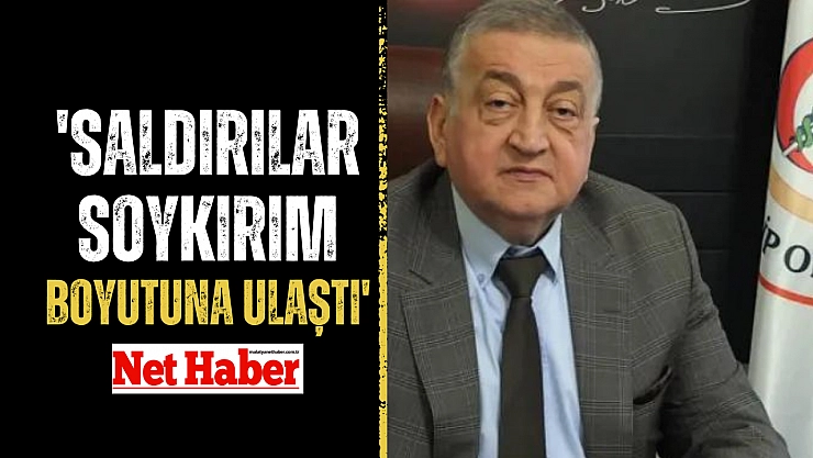 'Saldırılar soykırım boyutuna ulaştı'