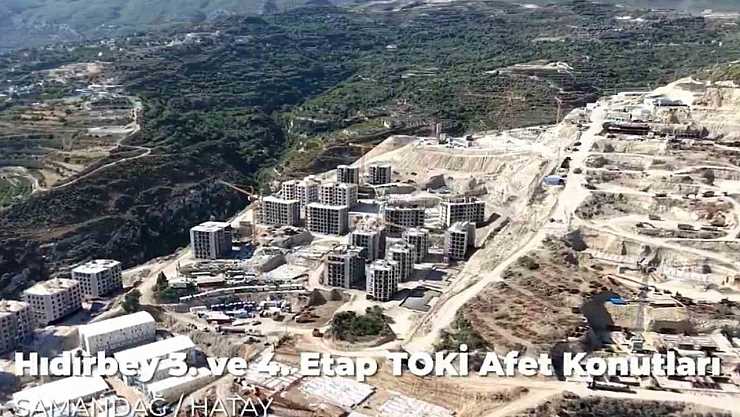 Samandağ Hıdırbey'de TOKİ konutları yükseliyor!