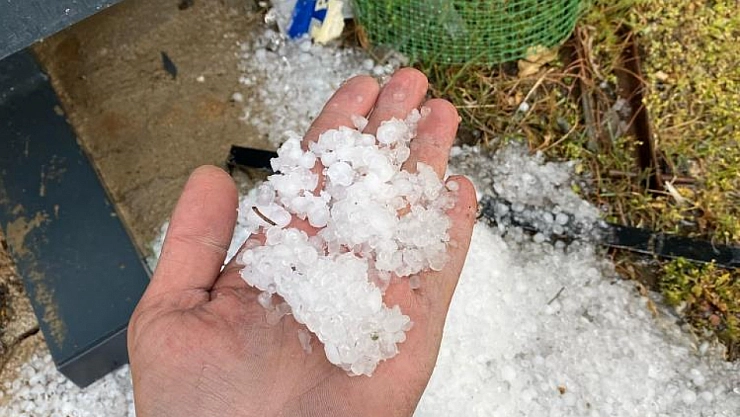 Samsat'a dolu sürprizi