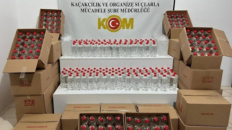 Samsun'da  litrelerce etil alkol ele geçirildi