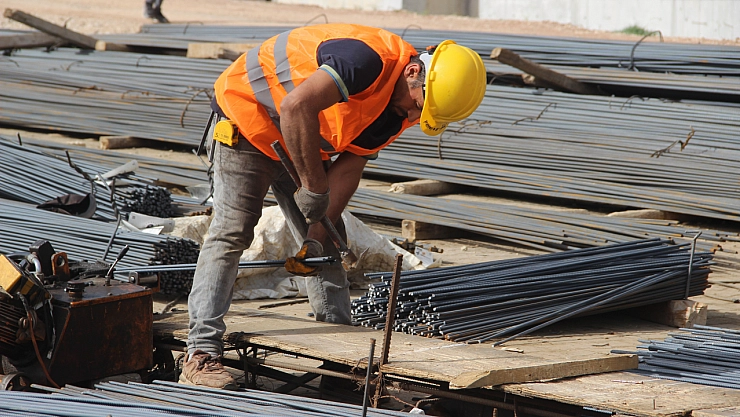 Şanlıurfa'da inşaat işçileri 1 Mayıs'ta da mesaide