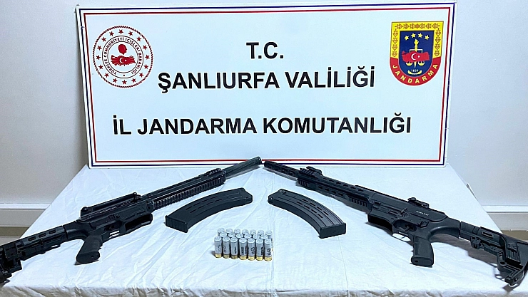 Şanlıurfa'da ruhsatsız 3 av tüfeği ve kurusıkı tabanca ele geçirildi