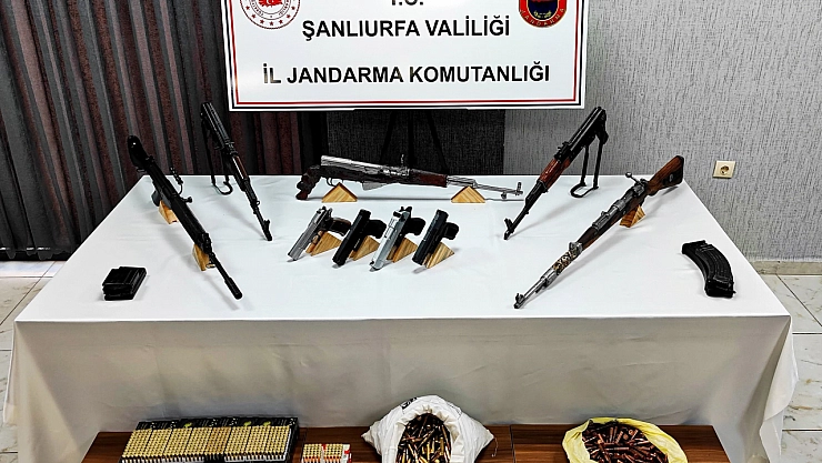 Şanlıurfa'da silah kaçakçılarına operasyon: 6 gözaltı