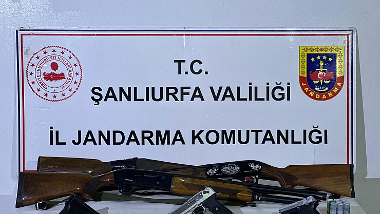 Şanlıurfa'da silah kaçakçılığı operasyonu: 22 gözaltı