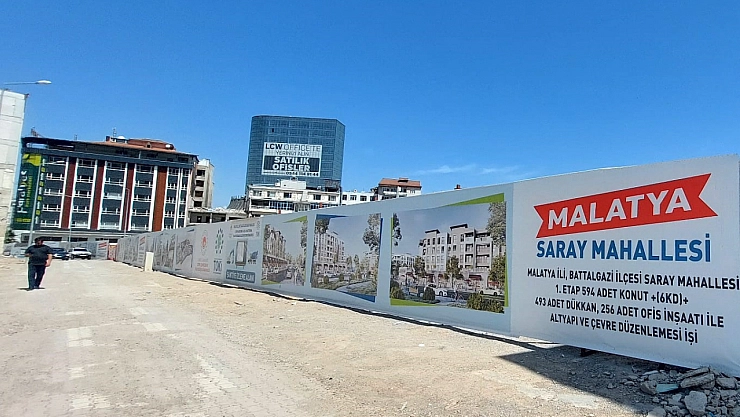 Saray Mahallesi'nde kaç konut ve iş yeri yapılacak?